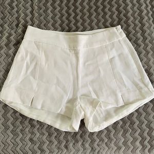 Ramy Brook - white Tuxedo shorts